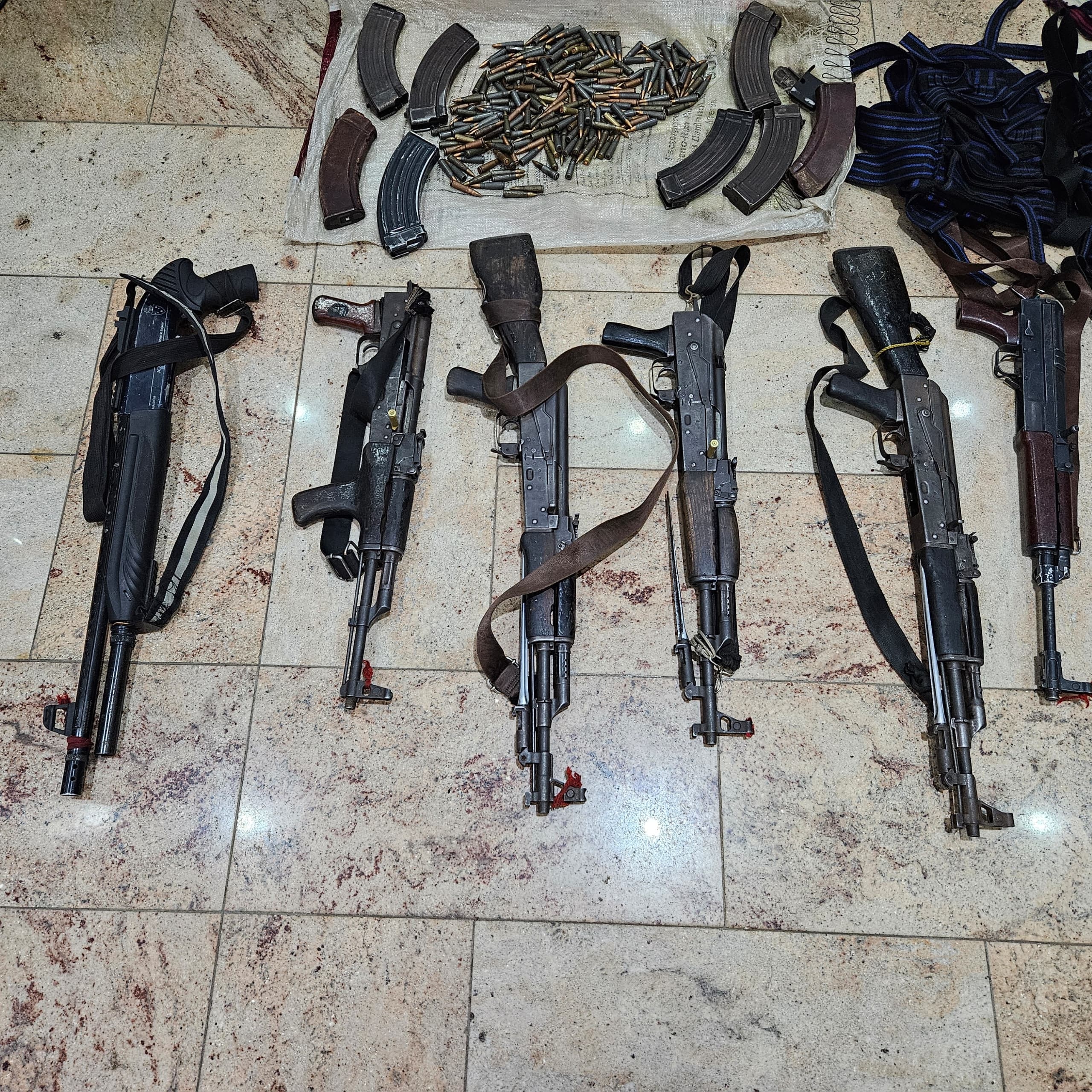 AK-47, AK-49 and Ammunition recovered by Delta State Police Command on May 30, 2024