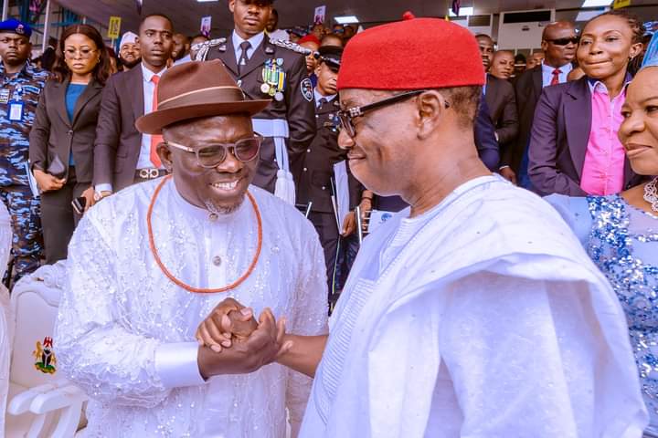 Governor Sheriff Oborevwori and Former Governor, Ifeanyi Okowa