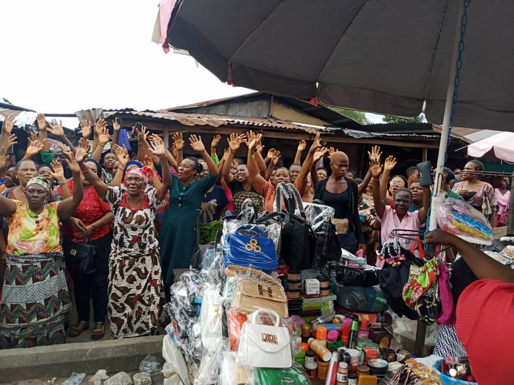 Ughelli Market Women Appealing to Ughelli North Council Chair on plans to increase Open and Lockup Stores