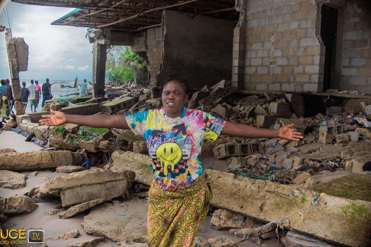 Ocean Surge Ravages Ogheye Eghoroke Community in Warri North Local Government Area of Delta State, Nigeria