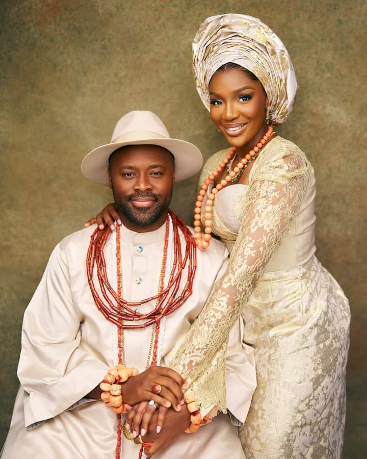 Olu of Warri and wife