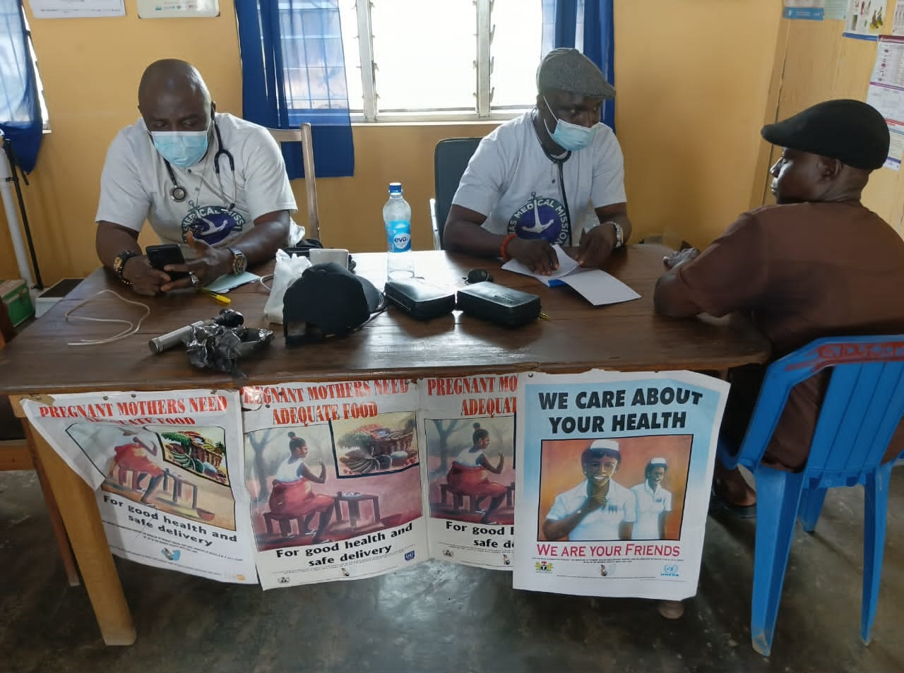 Free Medical Outreach by the National Association of Seadogs in Egini Community, Udu LGA, Delta State