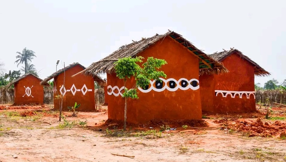 African Film-Making Huts located in Mariam Babangida Leisure Park and Film Village Asaba, Delta State. (Delta State Government File)