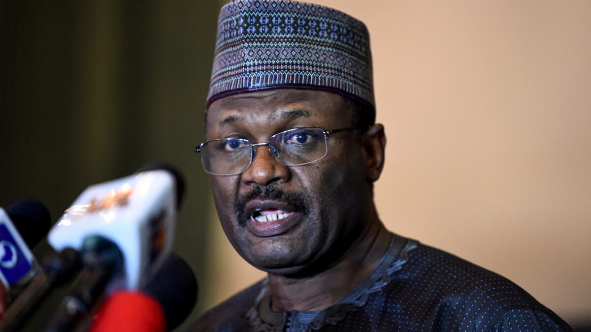 INEC Chairman, Mahmood Yakubu