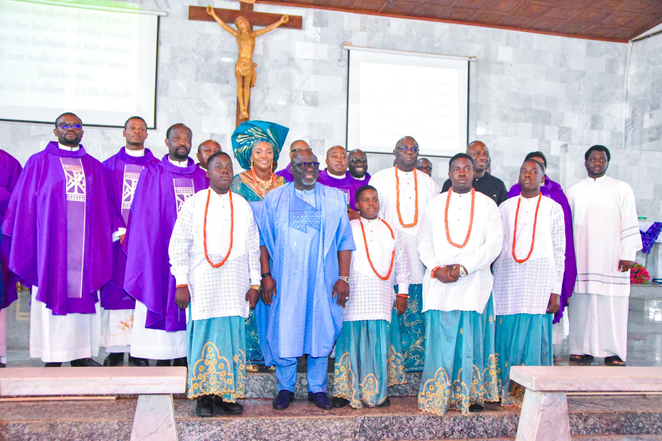 Governor Oborevwori attends Barr. Aghoghophia Otto's Thanksgiving on his Appointment as Clerk of Delta State House of Assembly.