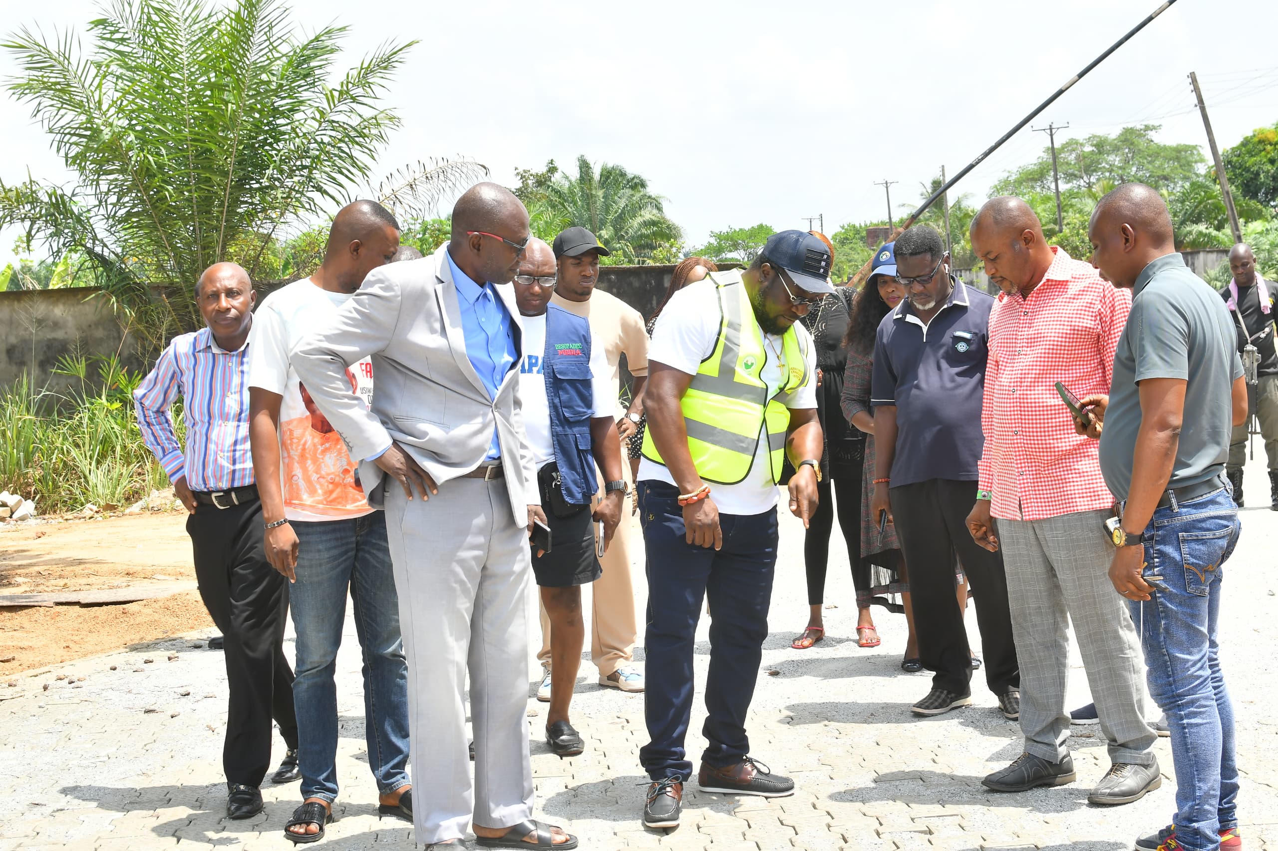 Egbo Inspects DESOPADEC Projects in Isoko Nation